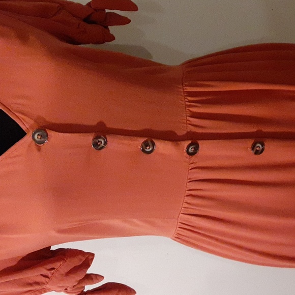 One Clothing burnt orange dress - Picture 2 of 5